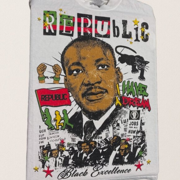 Martin Luther King Jr Republic Civil Rights I Have A Dream Shirt 99 - Picture 2 of 5